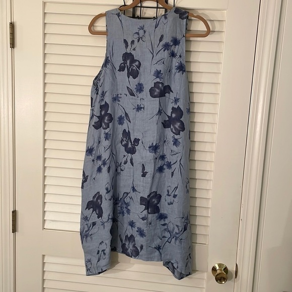 LUCA Vanucci Made in Italy Women's Linen Dress with Pockets Size S - Picture 6 of 7